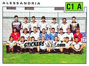 Sticker Team Alessandria - Calciatori 1991-1992 - Panini