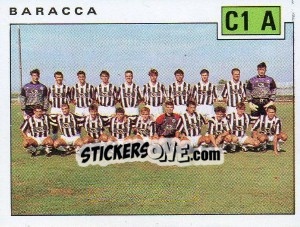 Figurina Team Baracca - Calciatori 1991-1992 - Panini