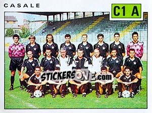 Figurina Team Casale - Calciatori 1991-1992 - Panini