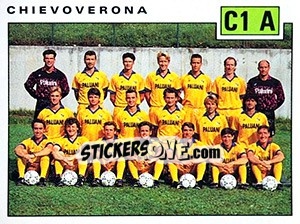 Figurina Team ChievoVerona - Calciatori 1991-1992 - Panini