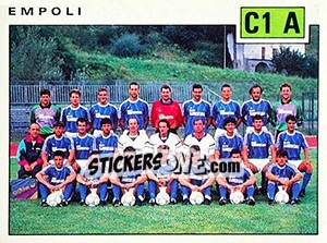 Figurina Team Empoli - Calciatori 1991-1992 - Panini