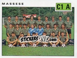 Figurina Team Massese - Calciatori 1991-1992 - Panini