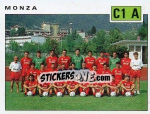 Figurina Team Monza - Calciatori 1991-1992 - Panini