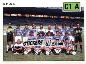 Sticker Team Spal - Calciatori 1991-1992 n. 585 - Panini