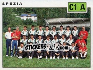 Sticker Team Spezia - Calciatori 1991-1992 n. 586 - Panini