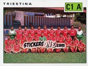 Sticker Team Triestina - Calciatori 1991-1992 n. 588 - Panini