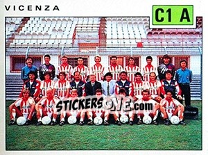 Figurina Team Vicenza - Calciatori 1991-1992 - Panini