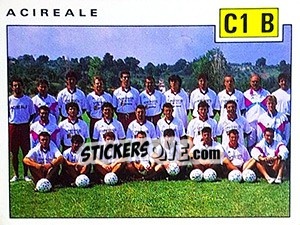 Figurina Team Acireale - Calciatori 1991-1992 - Panini