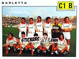 Figurina Team Barletta - Calciatori 1991-1992 - Panini