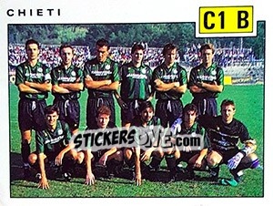 Figurina Team Chieti - Calciatori 1991-1992 - Panini