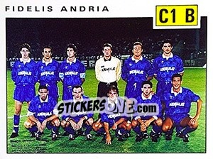Figurina Team Fidelis Andria - Calciatori 1991-1992 - Panini