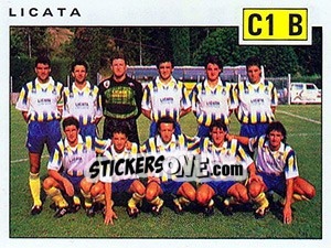 Sticker Team Licata - Calciatori 1991-1992 n. 604 - Panini