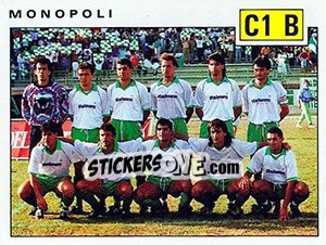 Sticker Team Monopoli - Calciatori 1991-1992 n. 606 - Panini