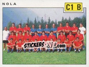 Sticker Team Nola - Calciatori 1991-1992 n. 607 - Panini