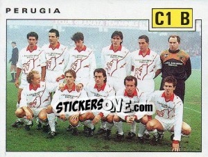 Sticker Team Perugia - Calciatori 1991-1992 - Panini