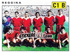 Sticker Team Reggina - Calciatori 1991-1992 - Panini