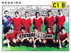 Cromo Team Reggina - Calciatori 1991-1992 n. 610 - Panini
