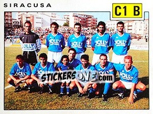 Sticker Team Siracusa - Calciatori 1991-1992 - Panini