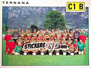 Figurina Team Ternana - Calciatori 1991-1992 - Panini