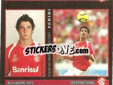 Sticker Alexandre Pato R. Da Silva - Campeonato Brasileiro 2007 n. 159 - Panini