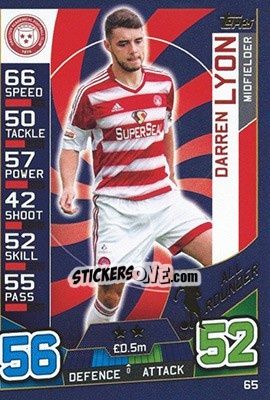 Figurina Darren Lyon - SPFL 2016-2017. Match Attax - Topps