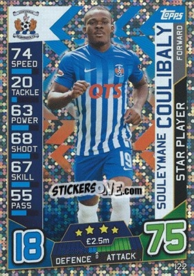 Sticker Souleymane Coulibaly - SPFL 2016-2017. Match Attax n. 122 - Topps