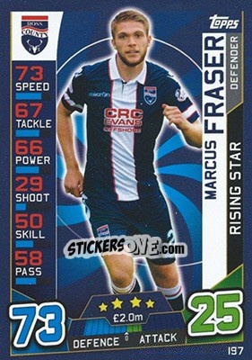 Figurina Marcus Fraser - SPFL 2016-2017. Match Attax - Topps