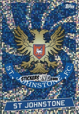 Sticker Club Badge - SPFL 2016-2017. Match Attax n. 199 - Topps