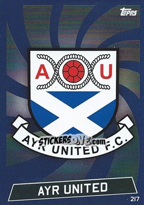 Figurina Club Badge - SPFL 2016-2017. Match Attax n. 217 - Topps