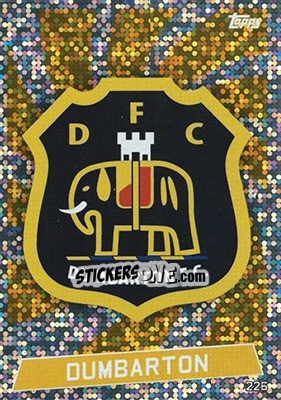 Sticker Club Badge - SPFL 2016-2017. Match Attax n. 226 - Topps