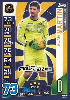 Cromo Alan Martin - SPFL 2016-2017. Match Attax - Topps