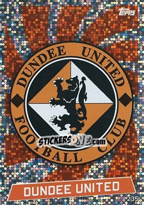 Sticker Club Badge - SPFL 2016-2017. Match Attax n. 235 - Topps