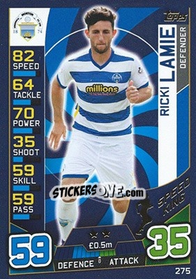 Sticker Rickie Lamie - SPFL 2016-2017. Match Attax - Topps