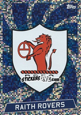 Sticker Club Badge - SPFL 2016-2017. Match Attax n. 289 - Topps