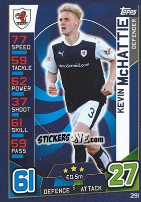 Sticker Kevin McHattie - SPFL 2016-2017. Match Attax n. 291 - Topps