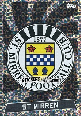 Sticker Club Badge - SPFL 2016-2017. Match Attax n. 298 - Topps