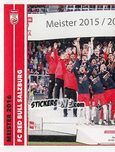 Sticker Meister 15-16 - Österreichische Fußball Bundesliga 2016-2017 n. 3 - Panini