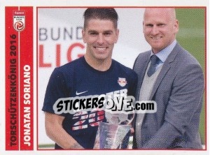 Sticker Torschützenkönig 2016 (Jonatan Soriano) - Österreichische Fußball Bundesliga 2016-2017 n. 5 - Panini