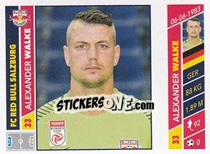 Sticker Alexander Walke - Österreichische Fußball Bundesliga 2016-2017 - Panini
