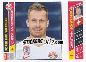 Sticker Christian Schwegler - Österreichische Fußball Bundesliga 2016-2017 n. 12 - Panini