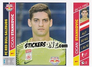 Sticker Cican Stankovic - Österreichische Fußball Bundesliga 2016-2017 n. 19 - Panini