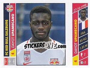 Sticker Dayot Upamecano - Österreichische Fußball Bundesliga 2016-2017 n. 20 - Panini