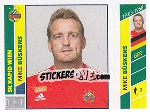 Sticker Mike Büskens - Österreichische Fußball Bundesliga 2016-2017 n. 34 - Panini