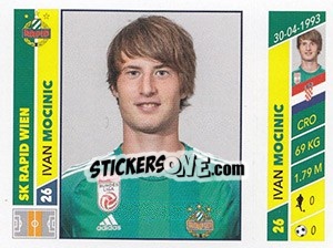 Sticker Ivan Mocinic - Österreichische Fußball Bundesliga 2016-2017 - Panini