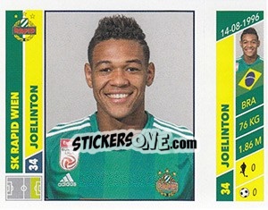 Figurina Joelinton - Österreichische Fußball Bundesliga 2016-2017 - Panini