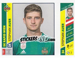 Sticker Stephan Auer - Österreichische Fußball Bundesliga 2016-2017 - Panini