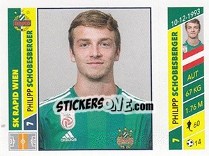 Figurina Philipp Schobesberger - Österreichische Fußball Bundesliga 2016-2017 n. 50 - Panini