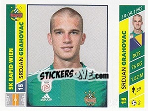 Figurina Srdjan Grahovac - Österreichische Fußball Bundesliga 2016-2017 n. 51 - Panini