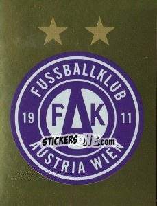 Sticker Wappen Austria Wien - Österreichische Fußball Bundesliga 2016-2017 - Panini