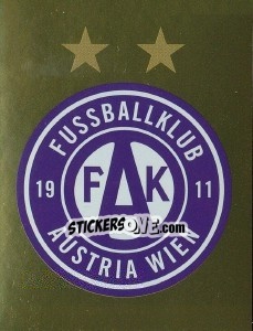Sticker Wappen Austria Wien - Österreichische Fußball Bundesliga 2016-2017 n. 60 - Panini